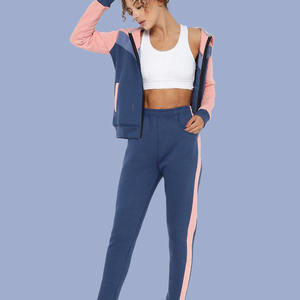 Conjunto Deportivo para Mujer, Personalizable con Logotipo OEM, Ecológico, Transpirable, Antiestático, de Secado Rápido, 100% Algodón, Sudadera con Cremallera Completa - Product Image 2