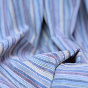 Tissu en coton Khadi biologique tissé à la main, poids moyen 105 GSM, motif rayé, respirant, séchage rapide, chemises écologiques - Product Image 3