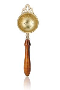 Loose Leaf <b>Tea</b> Strainer Fine Mesh Reusable <b>Tea</b> Brewing Filter Brass <b>Tea</b> Strainer with Handle for Home and Hospitality - Product Image 4