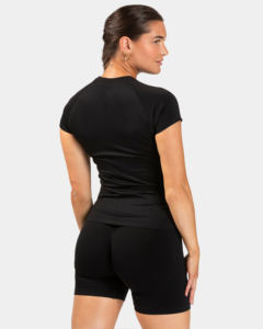 Camiseta de Manga Raglán Ajustada de Algodón Orgánico Premium para Mujer con Logotipo Bordado, Impresión Personalizada de Alta Calidad - Product Image 2