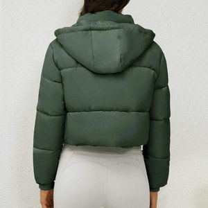 Chaqueta Acolchada de Invierno 2025 para Mujer, con Cierre, Estampado, Transpirable, Impermeable, Resistente al Viento, Talla Grande, Largo Regular - Product Image 2