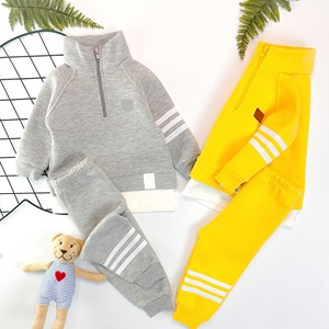 Lavender Color French Terry Cotton Fabric 65% Cotton 35% Polyester Blended Interlock Boys Winter Clothing Brushed 3 Fleece - Product Image 4