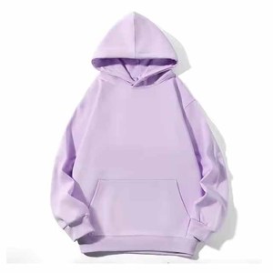 Sweat à capuche épais de haute qualité pour homme, style streetwear vintage personnalisé, couleur unie, coupe oversize pour l'hiver - Product Image 2