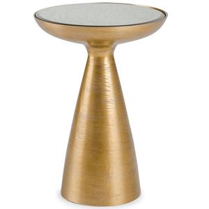 Table d'appoint en aluminium et pierre de haute qualité, mobilier de qualité supérieure, table d'appoint en métal pour hôtel, maison, salon, ottoman, laiton - Product Image 1