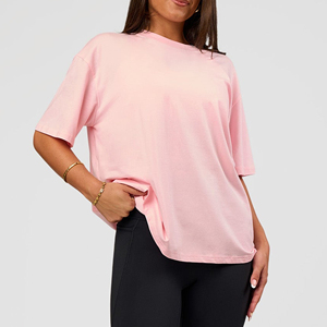 Camisetas personalizadas de alta calidad, 240 g/m², 100% algodón, camisetas para mujer, logotipo personalizado, lisas, tallas grandes. - Product Image 3