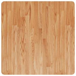 Table de salle à manger durable en bois de chêne massif brun clair, dimensions du plateau : 27,6 x 27,6 pouces - Product Image 2