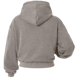 Sudadera Corta con Capucha para Mujer, Sudadera de Forro Polar con Logotipo Personalizado, Sudadera Holgada Informal para Calle, Ropa Deportiva, Fabricante de Ropa OEM ODM - Product Image 5