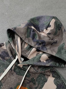 Sudadera con capucha para hombre, estilo oversized, hombros caídos, algodón grueso, forro polar, estampado desgastado, bordado, estilo streetwear, casual. - Product Image 4