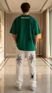 T-shirt vert pour homme, coupe classique, col rond, manches courtes, style décontracté, tissu jersey 100% coton, couleur unie, logo sur le devant, respirant - Product Image 4