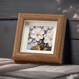 Double Glass Wooden <b>Floating</b> Photo <b>Frame</b> Top Loading Slot Acrylic Picture <b>Frame</b> Set - Product Image 5