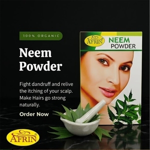 Poudre de Neem Afrin Bio, Soin Capillaire Herbal, Traitement Antichute et Antipelliculaire, Poudre Naturelle pour la Croissance des Cheveux et des Cheveux du Visage - Product Image 2