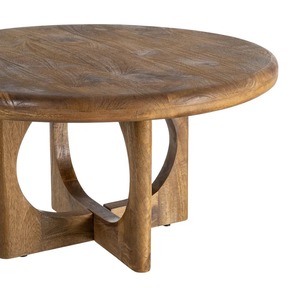 Modern Luxury Dark Walnut <b>Nesting</b> <b>Coffee</b> <b>Table</b> <b>Set</b> Pedestal Base Minimalist Design 1 Year Warranty Living Room Furniture - Product Image 4