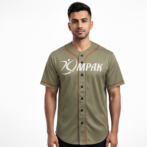 Camiseta deportiva moderna de béisbol para hombre, diseñada con estampado por sublimación en toda la prenda. - Product Image 1