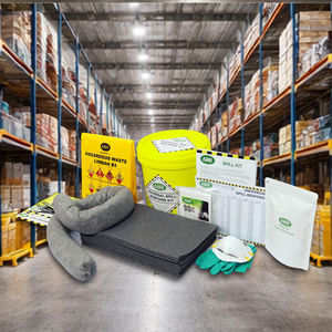 Kit Universal para Derrames de 15 Litros con Cubeta – Kit Portátil de Respuesta a Derrames de Aceite y Productos Químicos con Almohadillas de Alta Absorción - Product Image 3