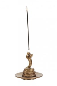 Wholesale Price Brass Resin Incense Burner With Wooden Base Tea Light Bakhoor <b>Holder</b> Luxury Home Decor - Product Image 4
