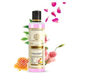 Loción Hidratante Natural Khadi, Rosa y Miel |   Piel suave y radiante |   Fórmula única no pegajosa |   Mantiene la piel hidratada - Product Image 1