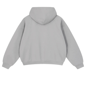 เสื้อฮู้ดโอเวอร์ไซส์แบบยูนิเซ็กซ์ สีพื้น ผ้าเฟรนช์เทอร์รี่ สวมใส่สบายๆ ในฤดูใบไม้ร่วง มีกระเป๋า ดีไซน์แขนปกติ ผ้าถัก - Product Image 4