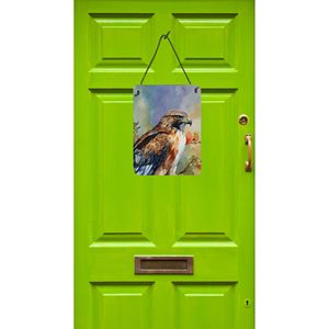 New 12x16 Multicolor Hawk <b>Wall</b> Door Hanging <b>Prints</b> Aluminum Metal Sign for Kitchen Bar <b>Bathroom</b> Home Decor Front Door Plaque - Product Image 2