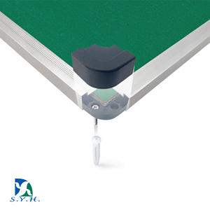 Tablero de anuncios de tela verde SYH con marco de aluminio para exhibición de mensajes - Product Image 2