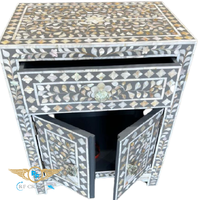 Table d'appoint de luxe en incrustation de nacre Nouveau meuble intelligent chinois populaire et bon marché Table d'appoint de lit de qualité supérieure pour le salon