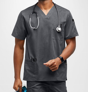 Ensembles de blouses d'infirmière élégants et de haute qualité pour hommes, en tissu tissé médical imprimé tendance, confortables et doux, avec détection d'aiguilles, taille XL - Product Image 3