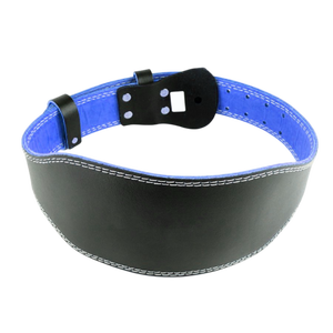 Heavy Duty 6 Inch Powerlifting Leather Belt Custom Workout Gym Belt Adjustable <b>Training</b> Support - Product Image 2