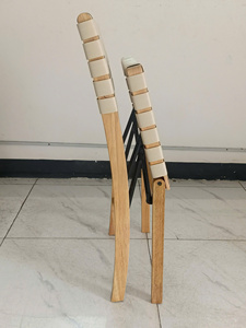 Nuevo Modelo de Silla Plegable de Madera Maciza Tejida a Mano, Silla de Comedor Estable, Taburetes Modernos de Lujo para Apartamento, Cocina, Sala de Estar, Hotel - Product Image 6