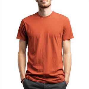 Camiseta Personalizada para Hombre, Talla Grande, Lisa, con Impresión de Logotipo, 100% Algodón, Camiseta Holgada para Hombre - Product Image 4