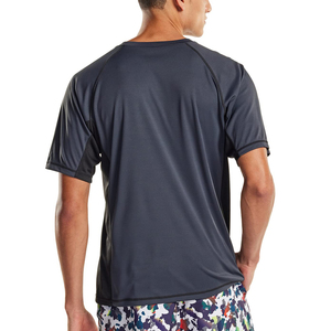 Nouvelle conception de rashguard pour homme, de haute qualité, écologique, à séchage rapide, en polyester/nylon sublimé, avec impression de logo couleur personnalisée - Product Image 3