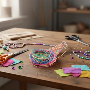 Corda Intrecciata in Plastica Ilan 1,8 mm x 1 m Multicolore per Artigianato e Progetti Fai-da-Te - Product Image 2