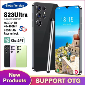สมาร์ทโฟนพรีเมียม S23 Ultra 5G แบตเตอรี่ 7800mah ระบบปฏิบัติการ Android 13 หน้าจอเต็มขนาด 7.3 นิ้ว พร้อมระบบจดจำใบหน้า รองรับซิมคู่ - Product Image 2