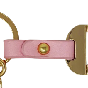 AKA Open Plate Charm Llavero y Colgante para Bolso en Tono Oro Rosa y Verde con Diseño de Letras Alpha Kappa Alpha, de Moda - Product Image 4