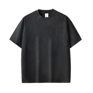 Camiseta Vintage Personalizada con Lavado Ácido para Hombre, 220 Gramos, Diseño Sólido, Logotipo Frontal, Estilo Urbano Desgastado - Product Image 6