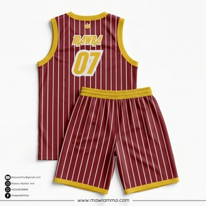 Maillot de basket personnalisé en sublimation pour équipe, séchage rapide, grande taille, anti-humidité, vêtements de sport pour hommes pour les équipes - Product Image 4
