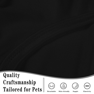 Camiseta para mascotas con diseño y logotipo personalizados al por mayor, ropa linda para perros, chaleco elástico para gatos, camisetas suaves de primera calidad para cachorros, fabricante líder. - Product Image 4