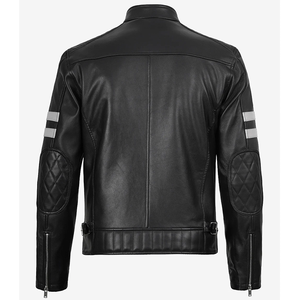 2026 OEM Top Trending Genuine Black Cowhide Leather <b>Jacket</b> For Men's High Quality Low MOQ Plus-Size Winter Fashion <b>Heated</b> <b>Jacket</b> - Product Image 2
