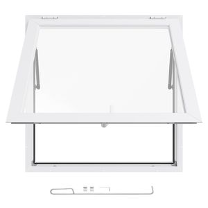 Finestra di Servizio in Lega di Alluminio 36x36 Pollici per Food Truck, Angolo di 85 Gradi, Marca Awni - Product Image 1