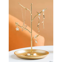 Support à bijoux mural moderne en métal, forme irrégulière, taille S (13,5x21cm)