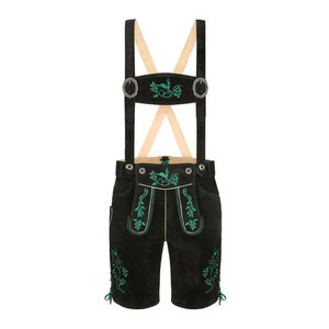 Shorts en Lederhosen pour homme, de qualité supérieure, décontractés, avec fermeture à boutons, vêtements traditionnels bavarois. - Product Image 1