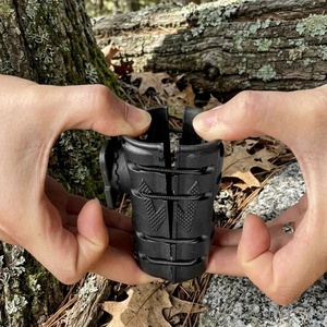 Étui tactique modulaire pour lampe torche 360 °   Étui <span class=keywords><strong>de</strong></span> rangement <span class=keywords><strong>télescopique</strong></span> rotatif, fixation pour ceinture <span class=keywords><strong>de</strong></span> service, kit d'équipement extérieur - Product Image 4