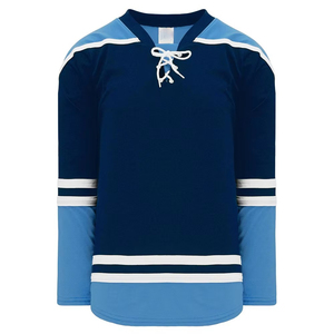 เสื้อฮอกกี้น้ำแข็งแบบระบายอากาศได้ดี ผลิตจากโพลีเอสเตอร์ 100% แบบซับลิเมชั่น ชุดยูนิฟอร์มระดับโปร รับผลิตตามแบบ OEM ขนาดผู้ใหญ่ พิมพ์ลายคุณภาพสูง ดีไซน์ทันสมัย - Product Image 3