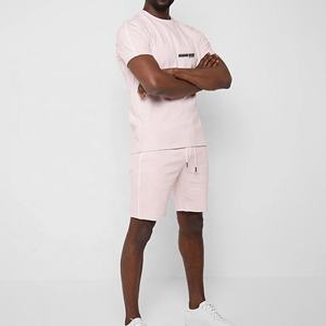 2023ชุดเสื้อยืดและกางเกงขาสั้นสำหรับผู้ชายเสื้อยืดแขนสั้นและกางเกงสำหรับฤดูร้อนเสื้อยืดลำลองระบายอากาศชุดวิ่งแฟชั่น - Product Image 4