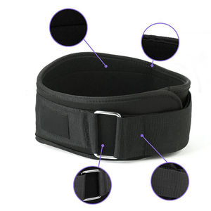 Ceinture de musculation réglable en cuir de vachette respirant, élégante, avec logo, pour la sécurité et le fitness, hautement respirante, personnalisable et flexible - Product Image 3