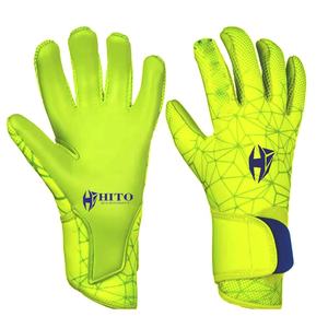 Gants de gardien de but professionnels de protection supérieure, paume avant en latex allemand de 4 mm, dos en sublimation, coupe hybride personnalisée - Product Image 1