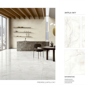 Azulejos de Porcelana Esmaltada de Alto Brillo, 24x48 Pulgadas, Formato Grande para Proyectos de Pisos y Paredes Interiores Contemporáneos - Product Image 1