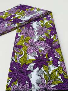 Tela de algodón de cera Africana Siyara Leone con diseños populares de dos colores, perfecta para coser ropa, manualidades y proyectos de acolchado - Product Image 3