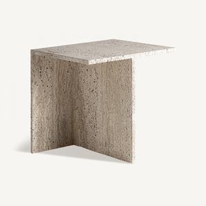 Table d'appoint moderne minimaliste en marbre pour salon - Product Image 4