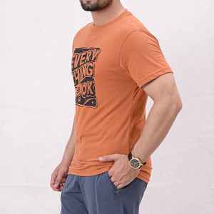 Nueva Camiseta de Hombre de Alta Calidad 100% Algodón con Impresión Personalizada de su Logotipo de Marca, Camiseta de Hombre de Alta Calidad - Product Image 3