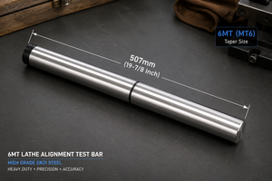 Barra de Prueba de Alineación para Tornos Taurish 6MT de Alta Precisión, Acero MT6 EN31, Tolerancia de Alta Resistencia, 507 mm (19-7/8 Pulgadas), Fabricada en Delhi, India - Product Image 2