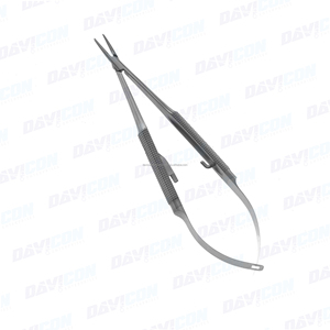 Castroviejo manuel allemand en acier inoxydable Micro porte-aiguille Instrument chirurgical essentiel - Product Image 2